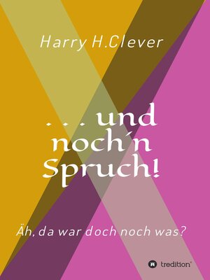 cover image of und noch 'n Spruch!
